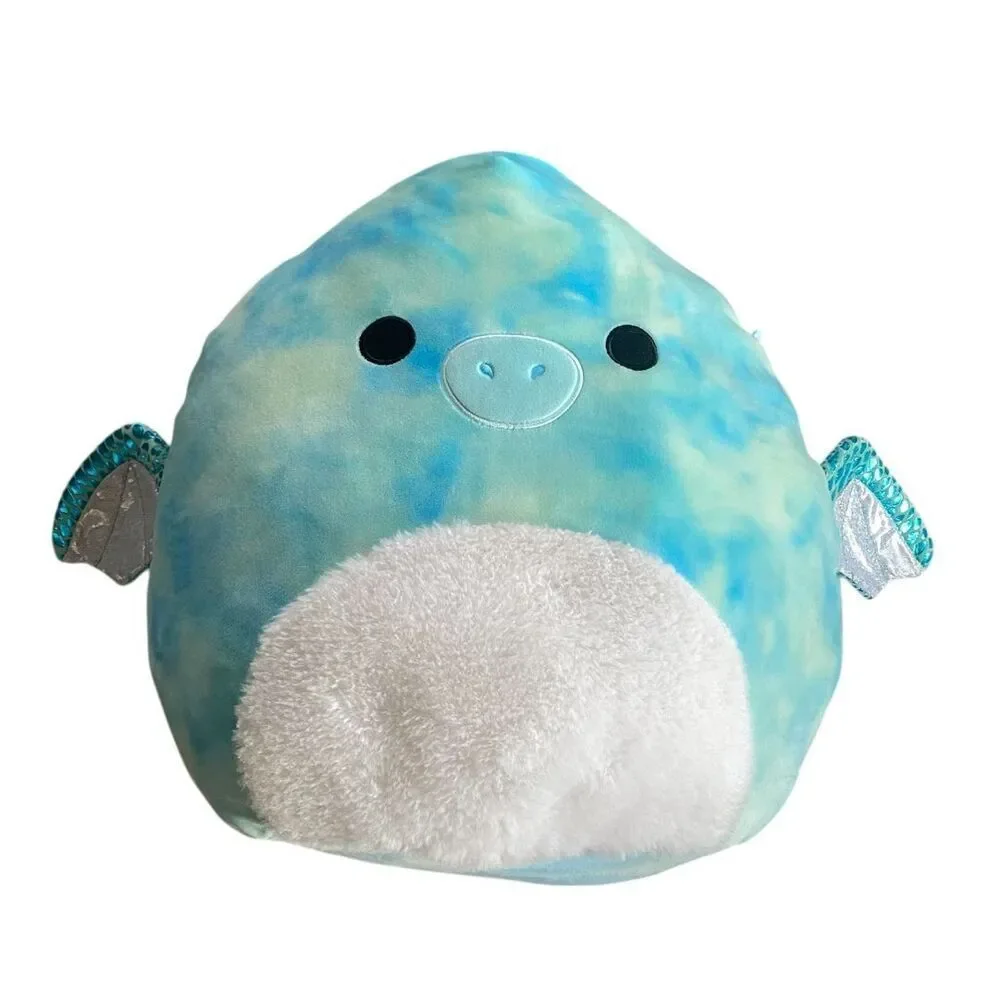 Squishmallows SHANTIRA PTERODACTYL DINO 16” Plush, Blue Tie-Dye Winged Dino,